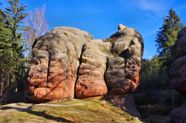 Chalice Rock in Zittau Mountains — Stock Photo, Image