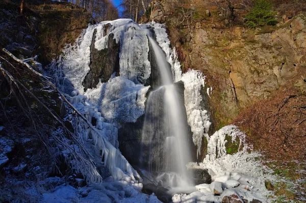 Geising Tiefenbach-Cascada — Foto de Stock