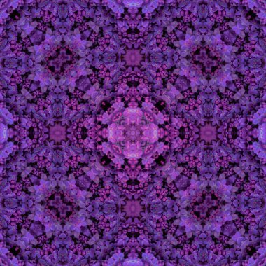 Eflatun çiçek deseni