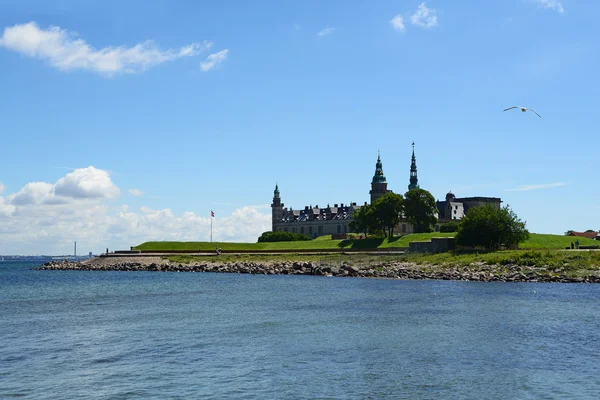 Castelo de Hamlet Kronborg na Dinamarca — Fotografia de Stock