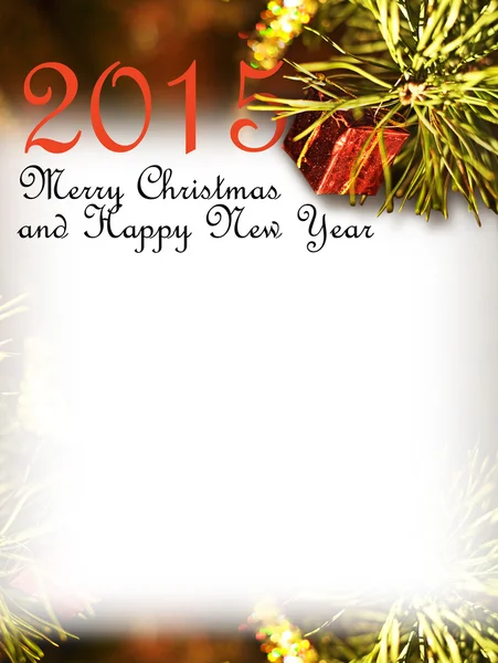 Merry Christmas and Happy New Year — Stock Photo, Image