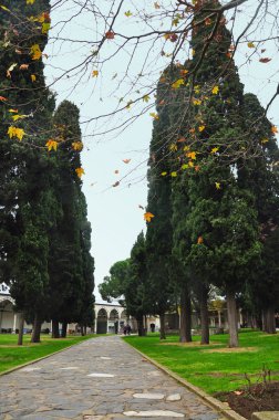 Istanbul, Türkiye - 22 Kasım 2014: Topkapı Sarayı, Osmanlı Sultanlarının birincil köşkü olan avlu