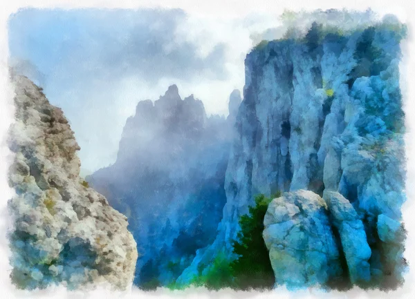 Ai-Petri mountain in Crimea — Stock Photo, Image