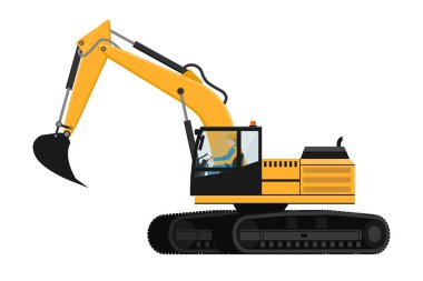 Ağır makine sürücüsü ile Craler kazı tasarımı