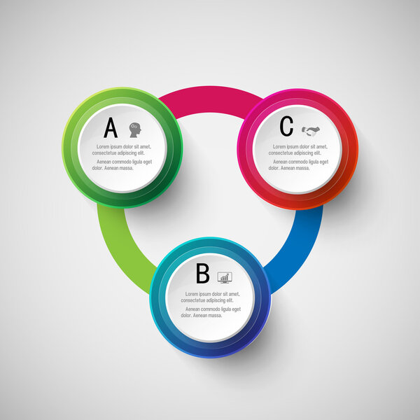 Инфографический дизайн шаблон и маркетинговые иконки, бизнес-концепция
