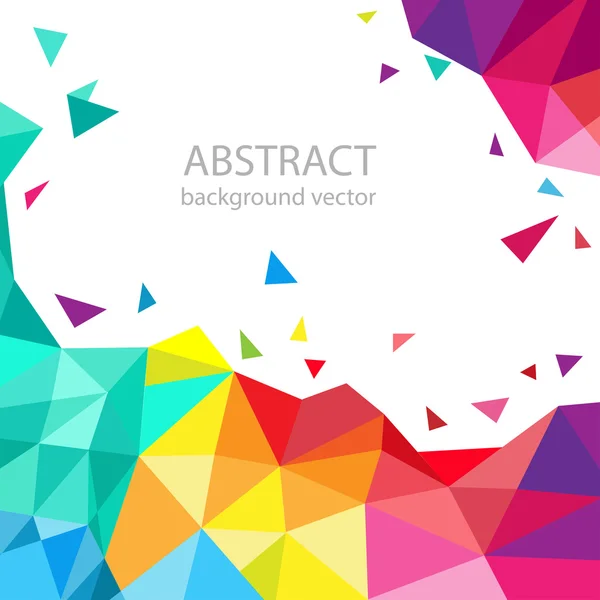 Fondo vectorial geométrico abstracto. para su texto . — Vector de stock