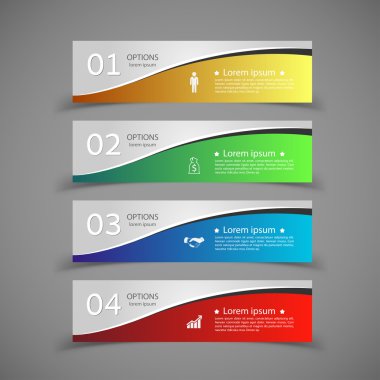 Tasarım infographics numara afiş şablonu. grafik veya Web sitesi 