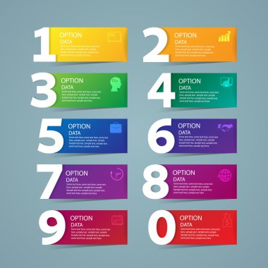Infographic tasarım şablonu ve pazarlama simgeler, iş concep