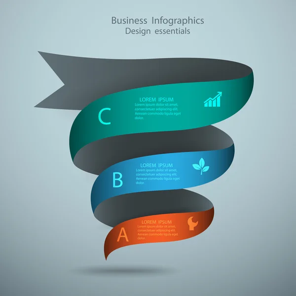 Infographic ontwerp sjabloon en marketing pictogrammen, Business concep — Stockvector