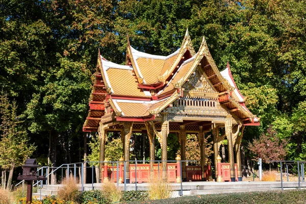 Neuer Sala Thai Pavillon Sommer Bad Homburg Hessen — Stockfoto