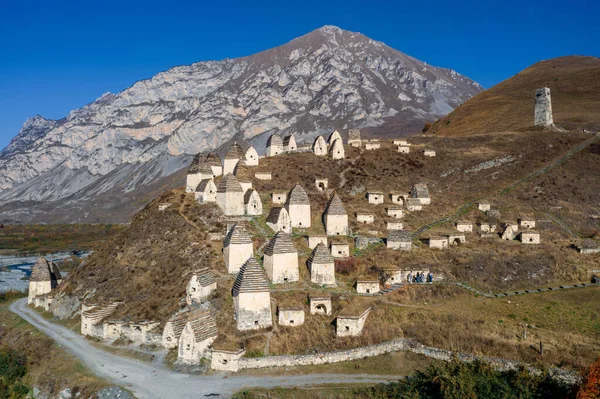 Kuzey Osetya 'daki Dargavs köyündeki Necropolis