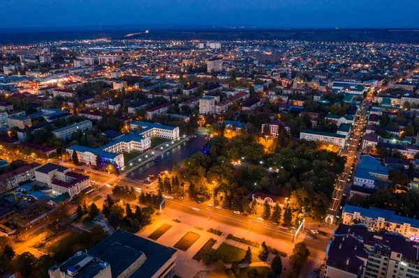 Panorama Ciudad Cherkessk Karachay Cherkess Republic — Foto de Stock
