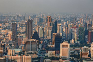 Bangkok şehri yukarıdan