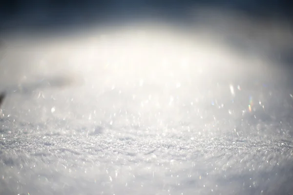 Superficie de nieve primer plano de la nieve — Foto de Stock