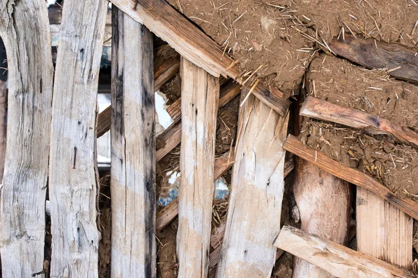 Old earthen wall as background — Stock Photo, Image