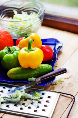 mevsim organik çiğ sebzeleri.