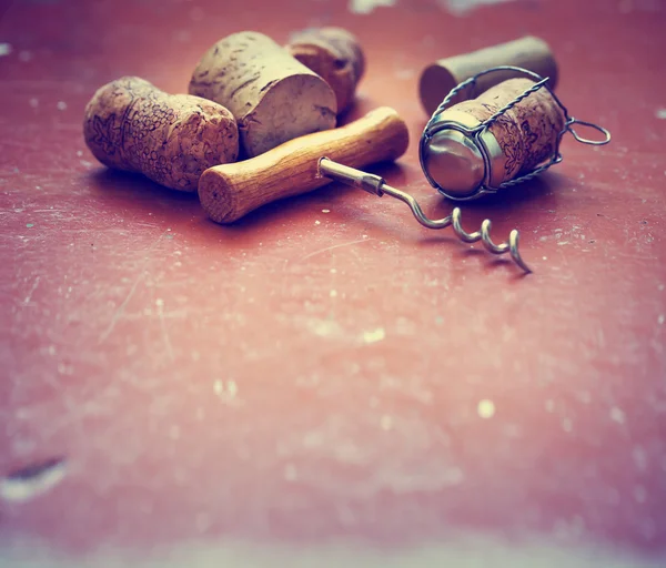 Bunch of wine corks — Stock Photo, Image