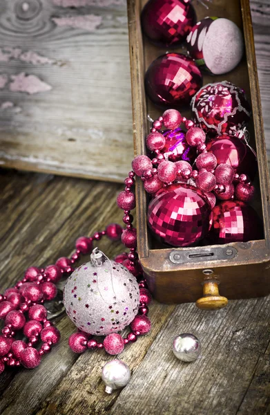 Decorazioni natalizie vintage — Foto Stock