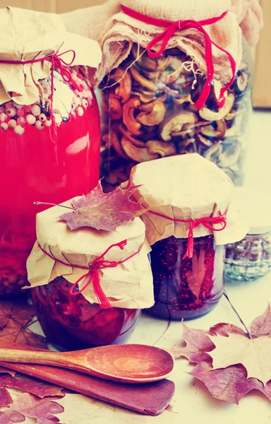 Comida de otoño en estilo vintage —  Fotos de Stock