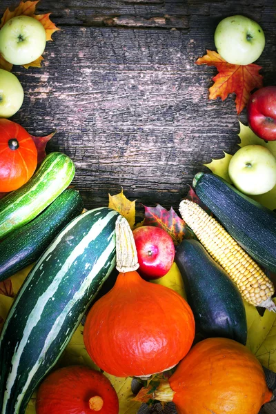 Сезонные фрукты и овощи — стоковое фото