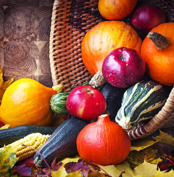 Seasonal fruits and vegetables — Stock Photo, Image