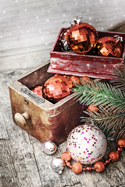 Decorações de Natal vintage — Fotografia de Stock