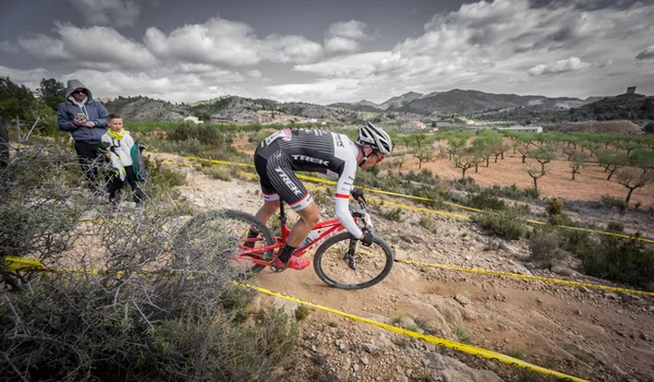 Participando em Chelva MTB XCO aberto — Fotografia de Stock