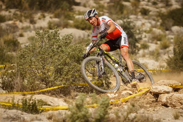 Teilnahme an chelva mtb xco open — Stockfoto