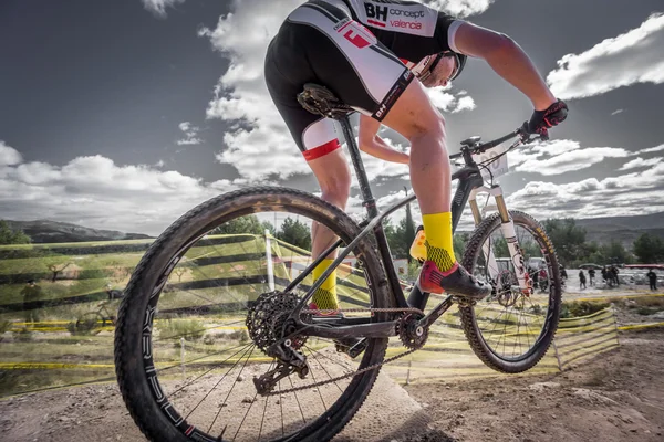 Participating in Chelva MTB XCO open — Stock Photo, Image