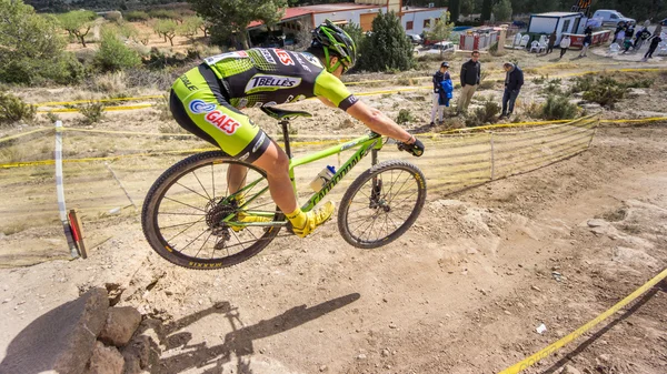 Participando em Chelva MTB XCO aberto — Fotografia de Stock