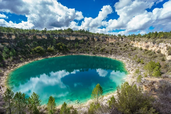 Lago redondo en palancares, Cuenca —  Fotos de Stock