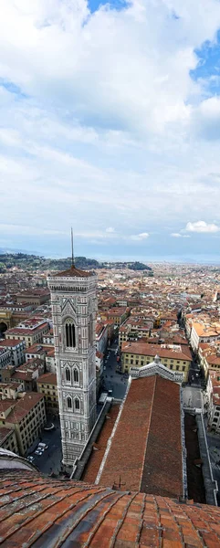 Florencia campanario vista superior con espacio de texto —  Fotos de Stock