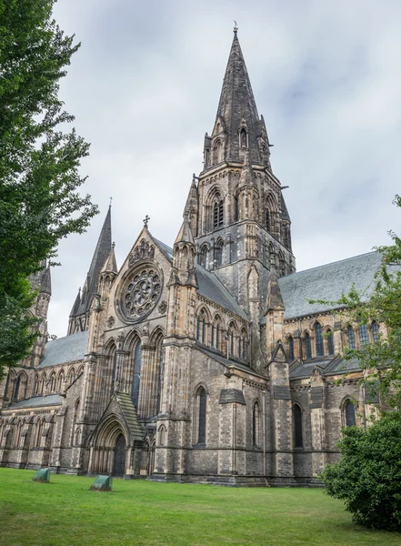 Vista de ângulo largo da Catedral Episcopal de St Marys, Edimburgo — Fotografia de Stock