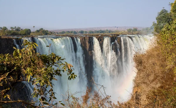 Быстрая скорость затвора Victoria Falls view — стоковое фото