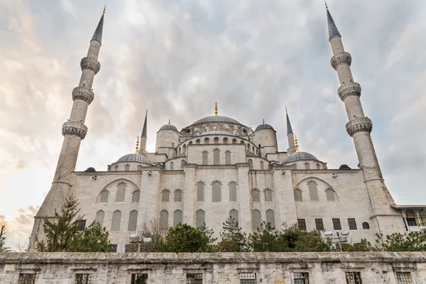 Blå moskén, bakifrån, Istanbul, Turkiet — Stockfoto