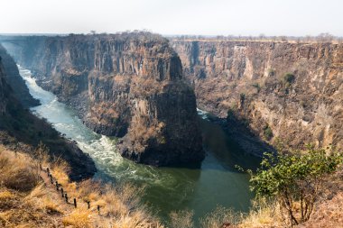 Zambezi Nehir Menderes geniş açı