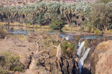 Epupa waterfalls clipart