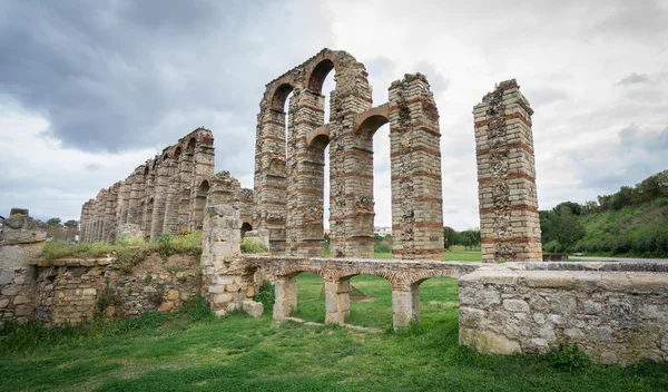 Aqueduto dos Milagres em Mérida, Espanha, UNESCO — Fotografia de Stock