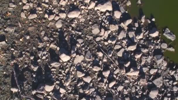 Vue de dessus de la sécheresse 