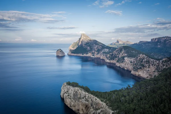 Panoramic view of Cape Formentor in Mallorca — Stock Photo, Image