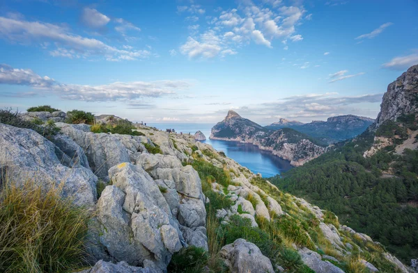 Panoramautsikt över Cape Formentor viewpoint i Mallorca — Stockfoto