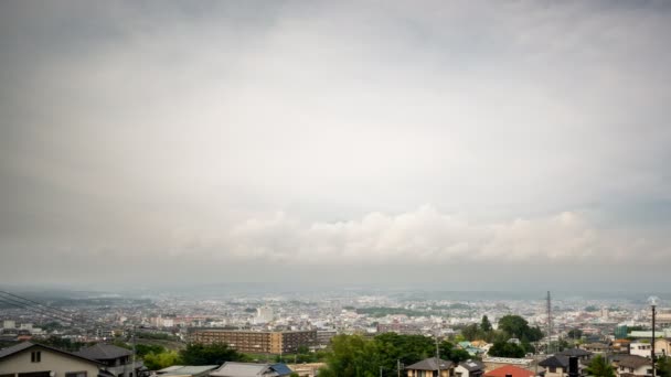 MT Fuji en Fujinomiya stad Time-Lapse in 4k — Stockvideo