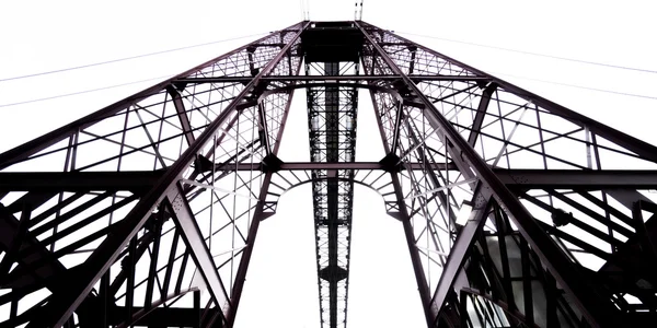Top of the Bizkaia suspension bridge — Stock Photo, Image