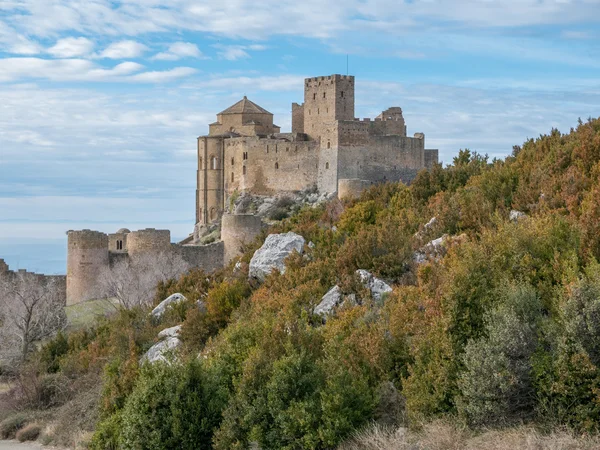 Middeleeuws kasteel van Loarre in Aragón, Spanje — Stockfoto