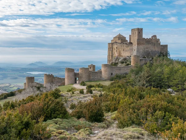 Middeleeuws kasteel van Loarre in Aragón, Spanje — Stockfoto