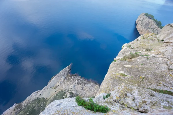 Akdeniz üzerinden panoramik bakış açısı — Stok fotoğraf