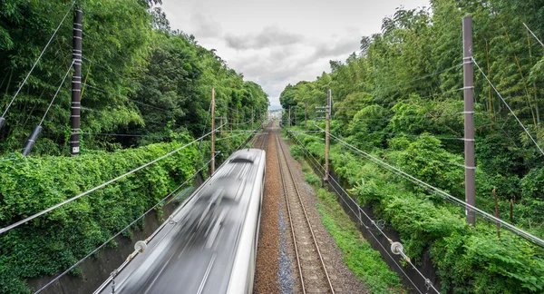 Train trail in Kyoto, Japan — Stock Photo, Image