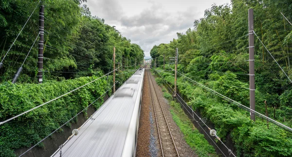 Train trail in Kyoto, Japan — Stock Photo, Image