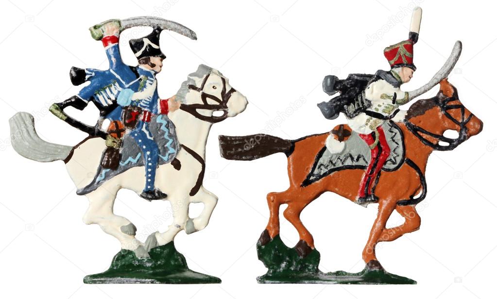 French Hussars Toy Soldiers