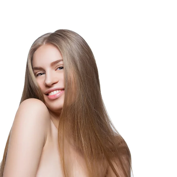 Meisje met lang haar — Stockfoto